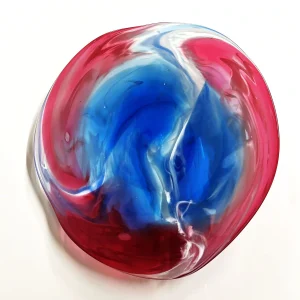 Aurore boreale rouge bleue 02