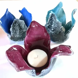 bougeoir floral
